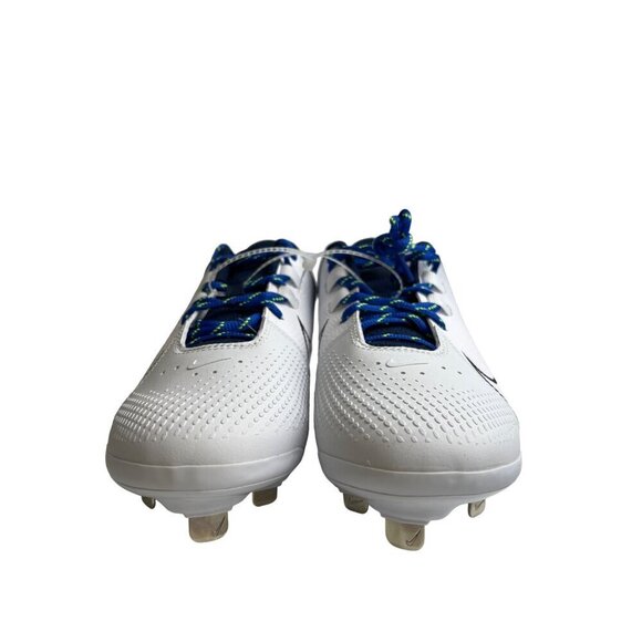 NEW! Nike Hyperdiamond 4 Pro Softball Cleats White Blue Renew Women's Size 9.5 - Picture 4 of 9